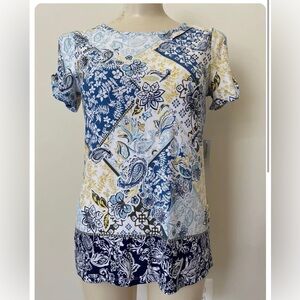 Westport Top/Blue,Yellow,White/Size Med…
